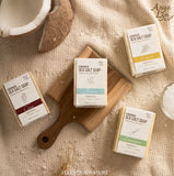 AnyaLyn Sea Salt Soap อัญญาลิน สบู่เกลือทะเลเพื่อผิวสะอาด สดชื่น เนียนนุ่ม (90g) - Organic Pavilion