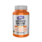 Now Foods Arginine and Ornithine Dietary Supplement Product (100 Capsules) ผลิตภัณฑ์เสริมอาหาร อาร์จินีน และ ออร์นิทีน (100 แคปซูล) - Organic Pavilion