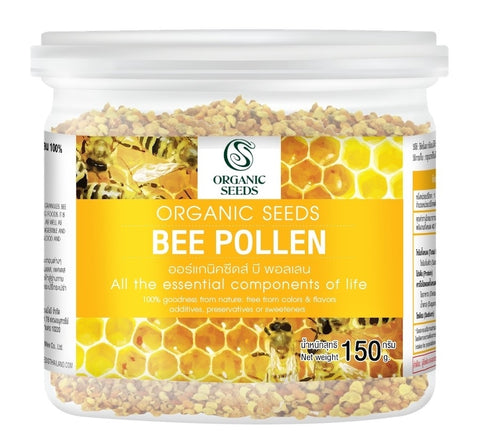 Organic Seeds Bee Pollen (150gm) - Organic Pavilion