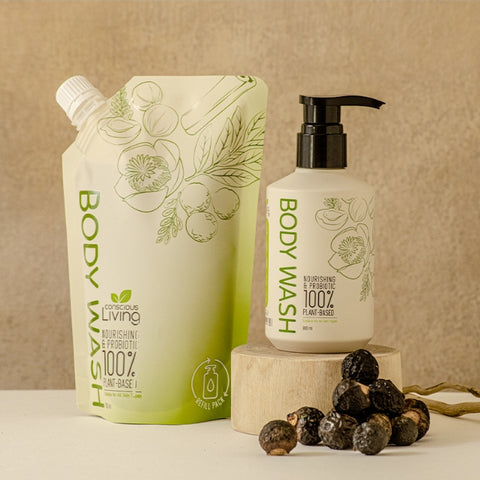 Conscious Living Personal Care Products (Bottle / Refill) Nourishing & Probiotic 100% Plant-Based ผลิตภัณฑ์ดูแลร่างกายและเส้นผม