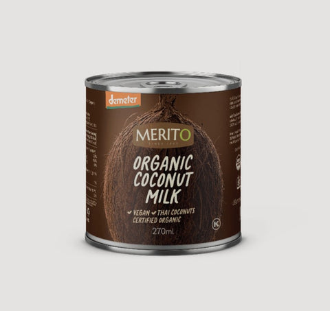 MeritO เมอร์ริโต้ กะทิออร์แกนิค Organic Coconut Milk (270 ml or 400 ml) เมอร์ริโต้ กะทิออร์แกนิค - Organic Pavilion