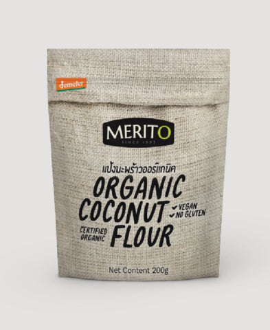 MeritO เมอร์ริโต้ แป้งมะพร้าวออร์แกนิค Organic Coconut Flour (200g)