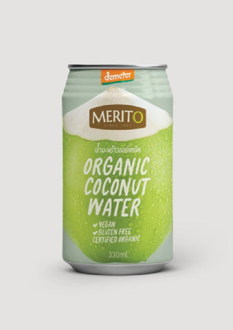 MeritO Organic Coconut Water (330ml) เมอร์ริโต้ น้ำมะพร้าวออร์แกนิค