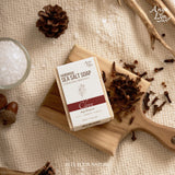 AnyaLyn Sea Salt Soap อัญญาลิน สบู่เกลือทะเลเพื่อผิวสะอาด สดชื่น เนียนนุ่ม (90g) - Organic Pavilion