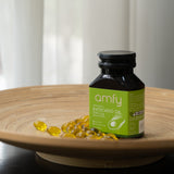 Amfy 500mg. Cold-Pressed Oil Blend Capsules  อัมฟาย ผลิตภัณฑ์น้ำมันสกัดเย็น ของคุณบุ๋มปนัดดา (30 Capsules)