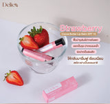 Delico Strawberry Cocoa Butter Lip Balm SPF15  เดลิโก้ ลิปบาล์มกันแดด สตรอว์เบอร์รี่ โกโก้บัตเตอร์ (5 g) - Organic Pavilion