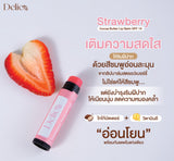 Delico Strawberry Cocoa Butter Lip Balm SPF15  เดลิโก้ ลิปบาล์มกันแดด สตรอว์เบอร์รี่ โกโก้บัตเตอร์ (5 g) - Organic Pavilion