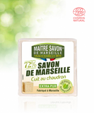 Maitre Savon de Marseille สบู่น้ำมันปาล์มบริสุทธิ์ Cuit Au Chaudron Extra Pur (300 g or 500 g) - Organic Pavilion