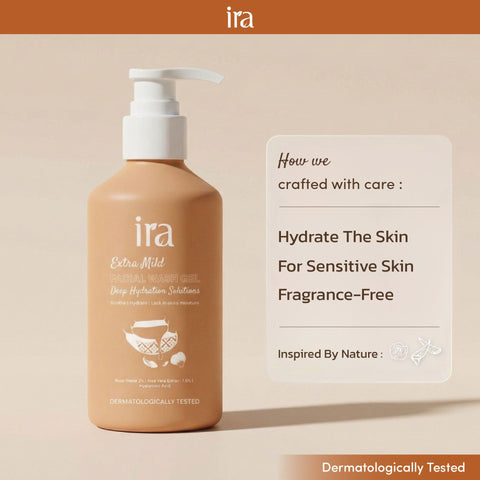 Ira Extra Mild Facial Wash Gel (Dry Skin / Oliy Skin) ไอรา เจลล้างหน้าสูตรอ่อนโยน (ผิวแห้ง / ผิวมัน) (250 ml) - Organic Pavilion