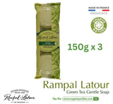 Rampal Latour Savon de Marseille รอมปาล ลาตัวร์ เซตสบู่อาบน้ำสูตรอ่อนโยน Set of 3 Gentle Perfumed Soap (150ml x 3Pcs.) - Organic Pavilion
