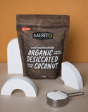 MeritO Organic Desiccated Coconut (200g) เมอร์ริโต้ เกล็ดมะพร้าวออร์แกนิค - Organic Pavilion