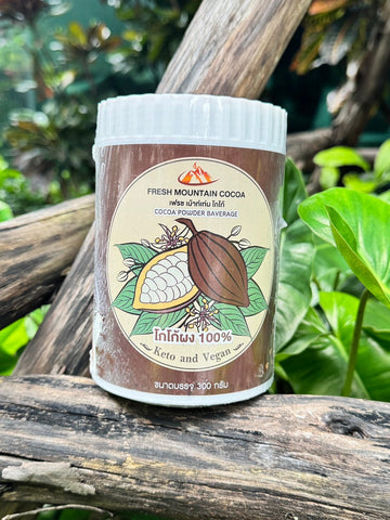 Fresh Mountain Cocoa Powder 100% (300g or 150g) เฟรช เม้าน์เท่น ผงโกโก้ 100 % - Organic Pavilion
