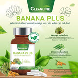 GLEANLINE Banana Plus (Dietary Supplement Product) ผงกล้วยดิบผสมกระเจี๊ยบเขียวและขมิ้นชัน ตรา กรีนไลน์เฮิร์บ (60 Capsules) - Organic Pavilion