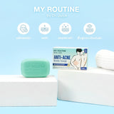 My Routine by Dr.Juice มายรูทีน บายด็อกเตอร์จุ๊ย แอนตี้แอคเน่บอดี้โซฟ ANTI-ACNE Body Soap (81g) - Organic Pavilion