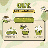OLY. Cereal Snack Plant-Based Protein โอลี่ ซีเรียลแพลนต์ เบสโปรตีนสูง 17ก. (45 g)