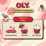 OLY. Cereal Snack Plant-Based Protein โอลี่ ซีเรียลแพลนต์ เบสโปรตีนสูง 17ก. (270 g)