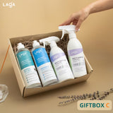 LAGA Gift Set Box ลาก้า เซ็ทของขวัญ ผลิตภัณฑ์ทำความสะอาดบ้าน (1 Set) - Organic Pavilion