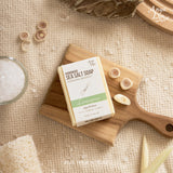 AnyaLyn Sea Salt Soap อัญญาลิน สบู่เกลือทะเลเพื่อผิวสะอาด สดชื่น เนียนนุ่ม (90g) - Organic Pavilion