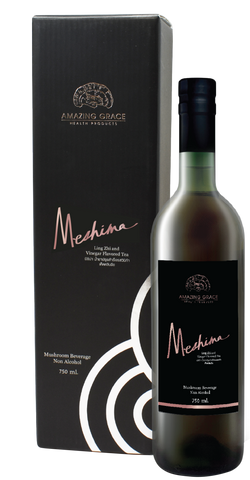 Meshima Ling Zhi and Vinegar and Flavored Tea มิชิม่า น้ำชาปรุงสำเร็จรสวินิก้าเห็ดหลินจือ (750ml) - Organic Pavilion