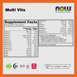 Now Foods Multi Vits Dietary Supplement Product (30 Capsules) ผลิตภัณฑ์เสริมอาหาร มัลติ วิตส์ (30 แคปซูล) - Organic Pavilion