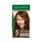 Naturigin 6.34 Medium Copper Blonde สีบลอนด์กลางประกายทองและแดง สีผมออร์แกนิค นำเข้าจากเดนมาร์ก ทำได้เองที่บ้าน