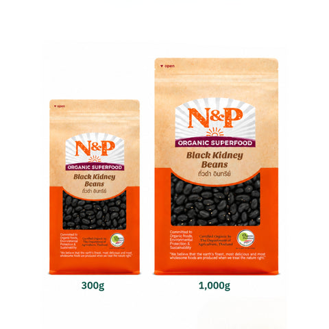 Natural & Premium Organic Black Kidney Beans (1000g)