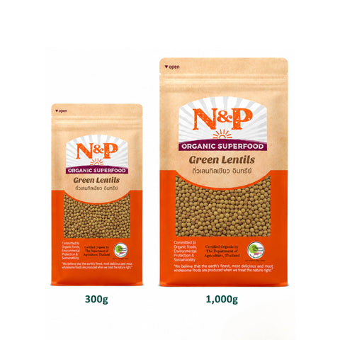 Natural & Premium Green Lentils Beans (1000g)