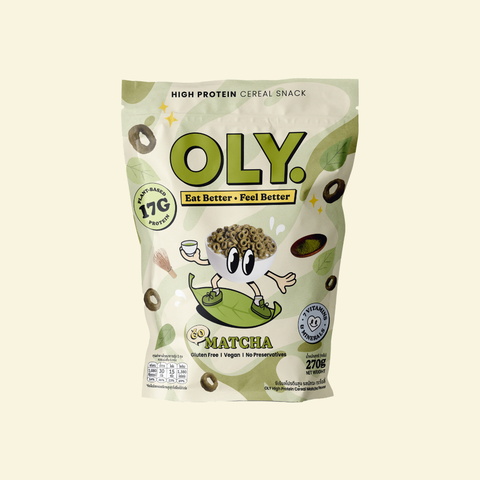 OLY. Cereal Snack Plant-Based Protein โอลี่ ซีเรียลแพลนต์ เบสโปรตีนสูง 17ก. (270 g)