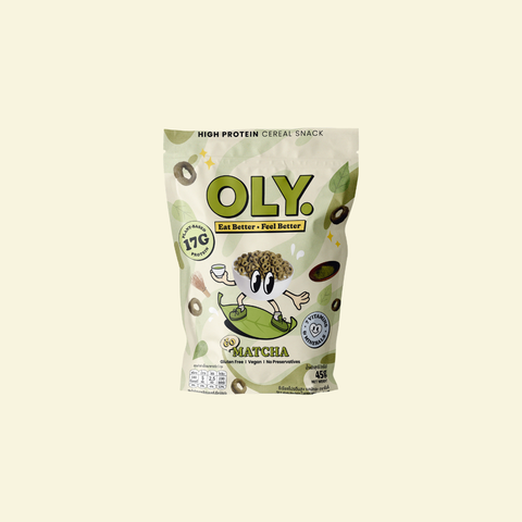 OLY. Cereal Snack Plant-Based Protein โอลี่ ซีเรียลแพลนต์ เบสโปรตีนสูง 17ก. (45 g)