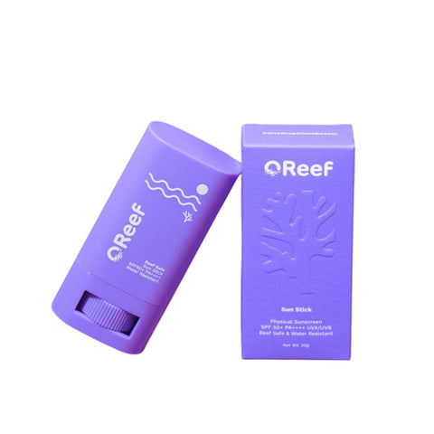 Rereef OReef Reef-Safe Sun Stick SPF 50+ PA++++  รีรีฟ โอรีฟ รีฟ เซฟ ซันสติ๊ก กันแดดแบบแท่งปลอดภัยต่อประการัง (20g) - Organic Pavilion