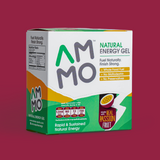 AMMO (Sachet / Box) Natural Energy Gel From Real Fruit with Chia Seed แอมโม่ เอ็นเนอร์จีเจลผลไม้บด ผสมเมล็ดเจีย (ซอง / กล่อง)