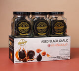 BLAGAR Aged Black Garlic - 3 Bottles Peeled Ready to Eat (100g x 3Pcs) บลาก้า กระเทียมบ่มดำแกะเปลือกพร้อมทาน เซ็ท 3 กระปุก Aromdee Farm - Organic Pavilion