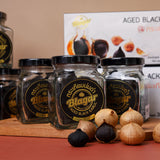 BLAGAR Aged Black Garlic - 3 Bottles Peeled Ready to Eat (100g x 3Pcs) บลาก้า กระเทียมบ่มดำแกะเปลือกพร้อมทาน เซ็ท 3 กระปุก Aromdee Farm - Organic Pavilion