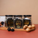 BLAGAR Aged Black Garlic - 3 Bottles Peeled Ready to Eat (100g x 3Pcs) บลาก้า กระเทียมบ่มดำแกะเปลือกพร้อมทาน เซ็ท 3 กระปุก Aromdee Farm - Organic Pavilion