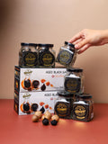 BLAGAR Aged Black Garlic - 3 Bottles Peeled Ready to Eat (100g x 3Pcs) บลาก้า กระเทียมบ่มดำแกะเปลือกพร้อมทาน เซ็ท 3 กระปุก Aromdee Farm - Organic Pavilion