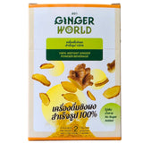 Ginger World  100% Instant Ginger Powder Beverage จินเจอร์ เวิลด์ เครื่องดื่มขิงผงสำเร็จรูป 100% (12 Sachet/Boxes)