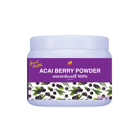 Doi Cha Natural Acai Berry Powder 100% ดอยชา ผงอาซาอิเบอร์รี่ 100% (150 g) - Organic Pavilion