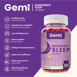 Gemi Gummi Goodnight Sleep Gummy เจมมี่ กัมมี่ กู๊ดไนท์ สลีพ กัมมี่ (60 Gummies) - Organic Pavilion