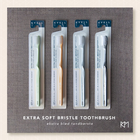 Kvell คเว็ล แปรงสีฟันสูตรขนแปรงนุ่มพิเศษ Extra Soft Bristle Toothbrush (1pc.) - Organic Pavilion