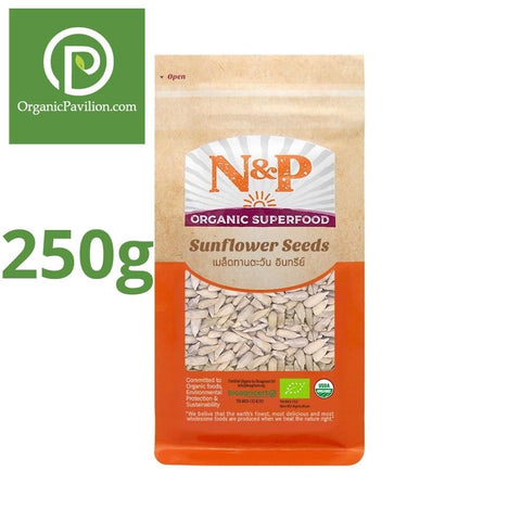 Natural & Premium Sunflower Seeds (250g) - Organic Pavilion
