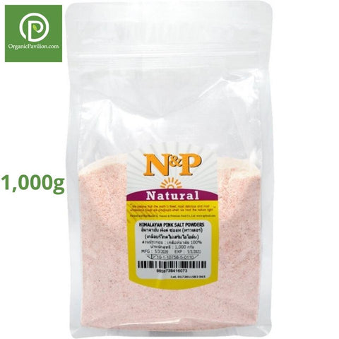 Natural & Premium Himalayan Pink Salt Powder (1000g) - Organic Pavilion