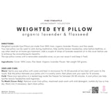 Pink Pineapple Weighted Eye Pillow พิงค์ ไพน์แอปเปิล หมอนปิดตาแบบมีน้ำหนัก (120g) - Organic Pavilion