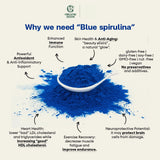 Organic Seeds Organic Blue Spirulina Powder (30g) ผงสไปรูลิน่าสีฟ้า ออร์แกนิค 30 กรัม - Organic Pavilion