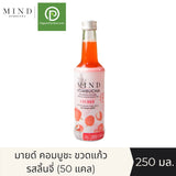 MIND Kombucha - Lychee Flavor มายด์ คอมบูชะ ชาหมักพร้อมดื่มแบบขวดแก้ว รสลิ้นจี่ (250 ml) - Organic Pavilion