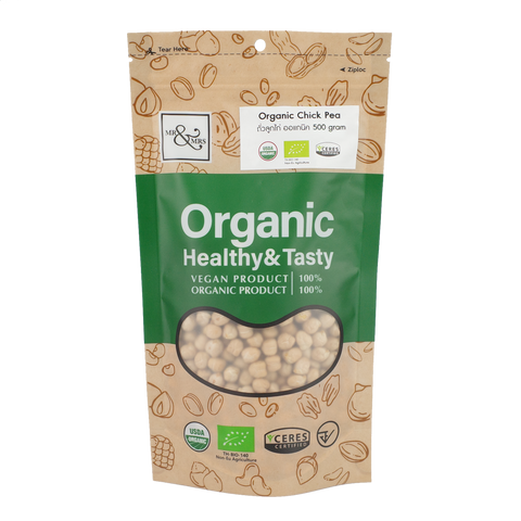 Mr. & Mrs. มิสเตอร์ แอนด์ มิสซิส ถั่วลูกไก่ Organic Chickpea (500 g) - Organic Pavilion