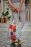 SuperBee กระเป๋าผ้า Patchwork Tote Bag (1pc.) (Mixed Pattern) - Organic Pavilion