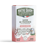 Maitre Savon de Provence Extra Soft Soap Rose (100gm) - Organic Pavilion