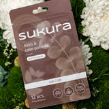 Sukura Essential Oil Patches For Mosquito Repellent / Fresh and Calm ซุกุระ แผ่นหอมสำหรับไล่ยุงและแมลง / ปรับอากาศ (12 pcs)