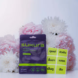 Sukura Essential Oil Patches For Mosquito Repellent / Fresh and Calm ซุกุระ แผ่นหอมสำหรับไล่ยุงและแมลง / ปรับอากาศ (12 pcs)