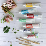 Grants of Australia Kids Natural Toothpaste (Fluoride Free) - Blueberry Burst  แกรนท์ ออฟ ออสเตรเลีย ยาสีฟันธรรมชาติสำหรับเด็ก สูตรบลูเบอร์รี่ เบิซท (75 g